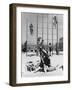 Climbing Frames on the Beach and a Family on Holiday in Warnemunde, Germany in 1936-Robert Hunt-Framed Photographic Print