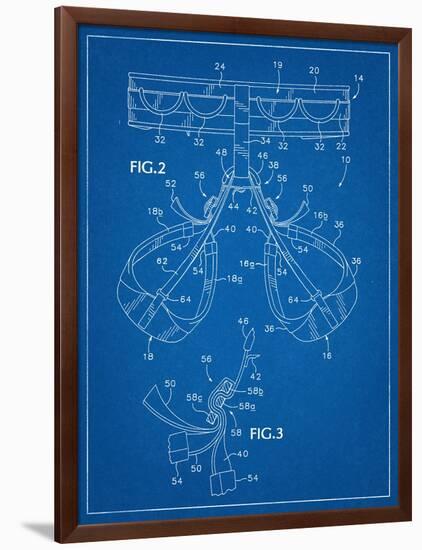 Climbing Harness Patent-null-Framed Art Print