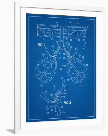 Climbing Harness Patent-null-Framed Art Print