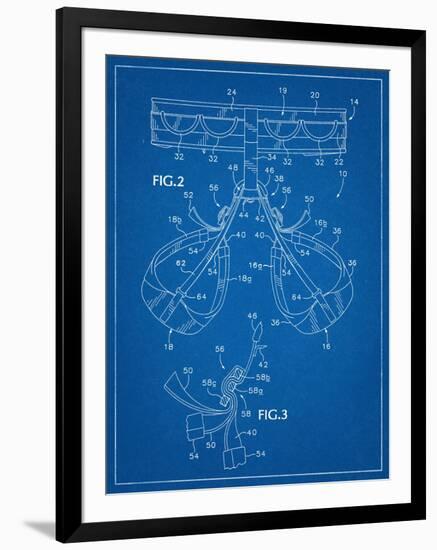 Climbing Harness Patent-null-Framed Art Print