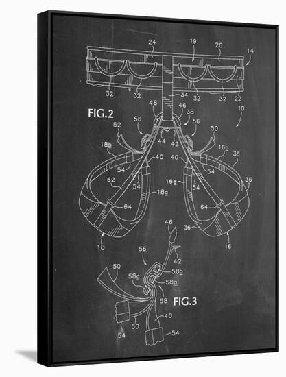 Climbing Harness Patent-null-Framed Stretched Canvas