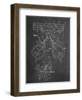 Climbing Harness Patent-null-Framed Art Print