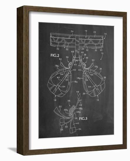 Climbing Harness Patent-null-Framed Art Print