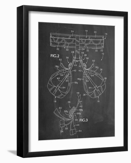 Climbing Harness Patent-null-Framed Art Print