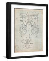 Climbing Harness Patent-Cole Borders-Framed Art Print