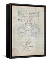 Climbing Harness Patent-Cole Borders-Framed Stretched Canvas