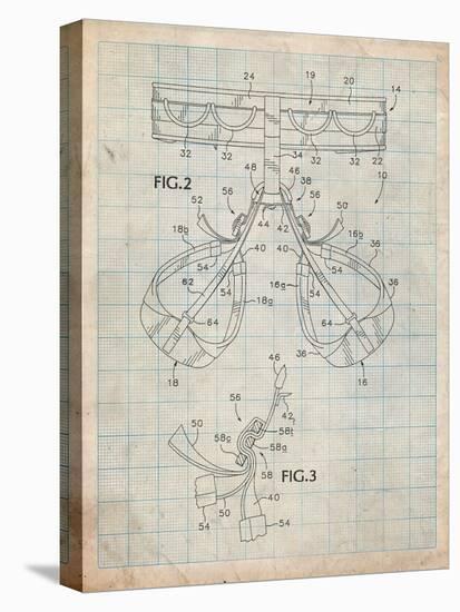 Climbing Harness Patent-Cole Borders-Stretched Canvas