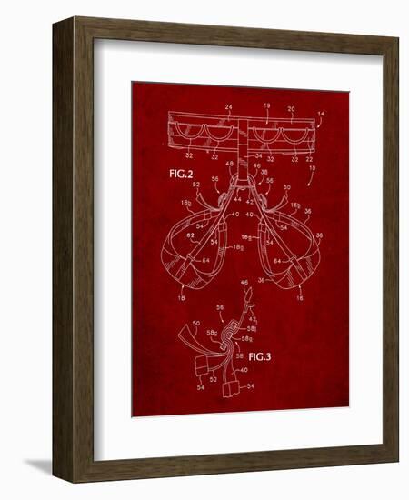 Climbing Harness Patent-Cole Borders-Framed Art Print