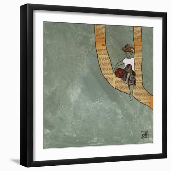 Climbing in the Wind-Kelsey Hochstatter-Framed Art Print