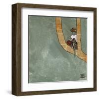 Climbing in the Wind-Kelsey Hochstatter-Framed Art Print