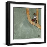 Climbing in the Wind-Kelsey Hochstatter-Framed Art Print