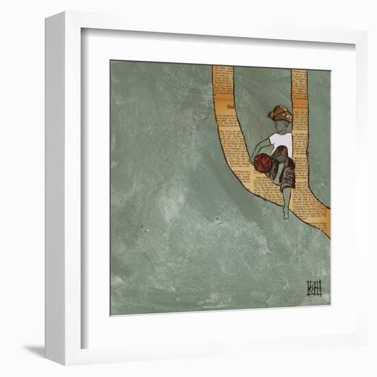 Climbing in the Wind-Kelsey Hochstatter-Framed Art Print