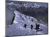 Climbing in Wallis, Switzerland-Michael Brown-Mounted Photographic Print