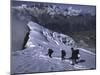 Climbing in Wallis, Switzerland-Michael Brown-Mounted Photographic Print