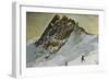 Climbing: La Meije-null-Framed Art Print