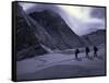 Climbing Lhotse, Everest in Nepal-Michael Brown-Framed Stretched Canvas