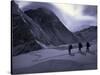 Climbing Lhotse, Everest in Nepal-Michael Brown-Stretched Canvas