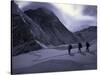 Climbing Lhotse, Everest in Nepal-Michael Brown-Stretched Canvas