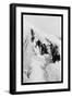 Climbing Paradise Glacier-Curtis & Miller-Framed Art Print