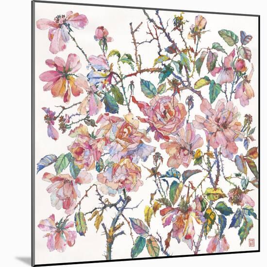 Climbing Roses-Sofia Perina-Miller-Mounted Giclee Print