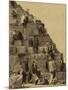 Climbing the Great Pyramid of Giza, 19th Century-Science Source-Mounted Premium Giclee Print