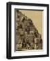 Climbing the Great Pyramid of Giza, 19th Century-Science Source-Framed Giclee Print