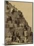 Climbing the Great Pyramid of Giza, 19th Century-Science Source-Mounted Giclee Print