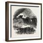 Climbing the Mont Blanc: Above the Grand Plateau: a Large Crevasse, Alps, French Alps, France, 1851-null-Framed Giclee Print