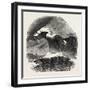 Climbing the Mont Blanc: Above the Grand Plateau: a Large Crevasse, Alps, French Alps, France, 1851-null-Framed Giclee Print