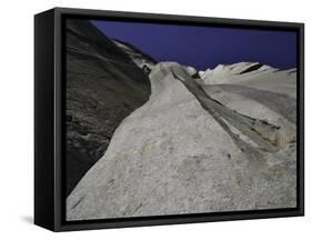 Climbing the Muir Wall at El Capitan, Yosemite National Park-Michael Brown-Framed Stretched Canvas