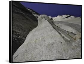 Climbing the Muir Wall at El Capitan, Yosemite National Park-Michael Brown-Framed Stretched Canvas