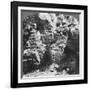 Climbing the Steep Zig-Zag Trail at the Eastern End of Yosemite Valley, California, USA, 1902-Underwood & Underwood-Framed Giclee Print