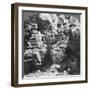 Climbing the Steep Zig-Zag Trail at the Eastern End of Yosemite Valley, California, USA, 1902-Underwood & Underwood-Framed Giclee Print