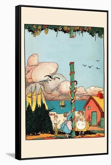 Climbing The Sugar Plum Tree-Eugene Field-Framed Stretched Canvas