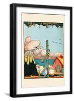 Climbing The Sugar Plum Tree-Eugene Field-Framed Art Print