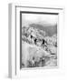 Climbing Through the Bossons Icefall on the Way Up Mont Blanc, Switzerland, Early 20th Century-null-Framed Premium Giclee Print