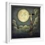 Climbing to the Moon-Sasha-Framed Giclee Print