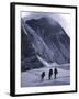 Climbing Towards Mountain Halo, Everest-Michael Brown-Framed Premium Photographic Print