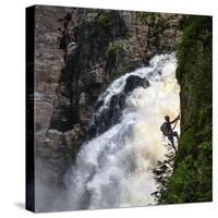 Climbing-Wioletta-Stretched Canvas