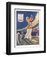 Clincher, Golf Tyres, uk, 1919-null-Framed Giclee Print