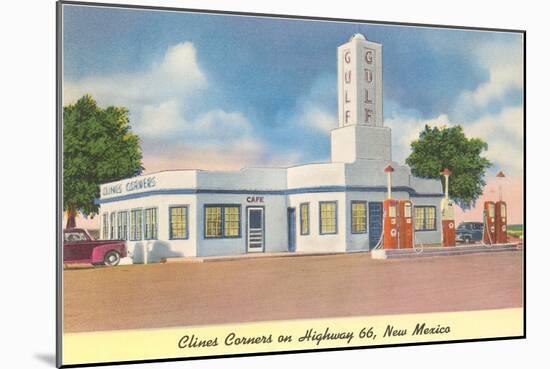 Clines Corners Gas Station, Route 66-null-Mounted Art Print
