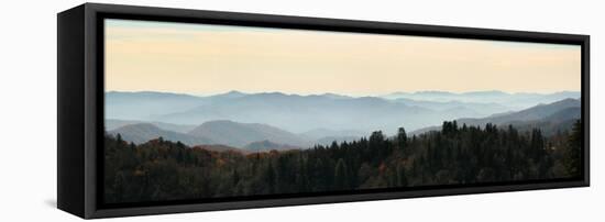 Clingmans Dome panorama, Smoky Mountains National Park, Tennessee, USA-Anna Miller-Framed Stretched Canvas