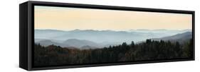 Clingmans Dome panorama, Smoky Mountains National Park, Tennessee, USA-Anna Miller-Framed Stretched Canvas