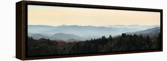 Clingmans Dome panorama, Smoky Mountains National Park, Tennessee, USA-Anna Miller-Framed Stretched Canvas