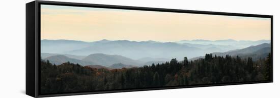 Clingmans Dome panorama, Smoky Mountains National Park, Tennessee, USA-Anna Miller-Framed Stretched Canvas