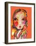 Clingy Shoulder-Wyanne-Framed Giclee Print