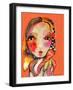 Clingy Shoulder-Wyanne-Framed Giclee Print