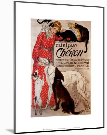 Clinique Cheron, c.1905-Théophile Alexandre Steinlen-Mounted Art Print