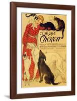 Clinique Cheron, c.1905-Théophile Alexandre Steinlen-Framed Art Print