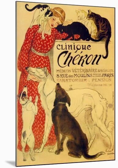 Clinique Cheron, c.1905-Théophile Alexandre Steinlen-Mounted Art Print